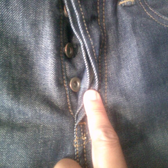 Gap 1969 Mens Straight Leg Jeans w/ Button & Zip Closure 30x32 - Picture 2 of 7